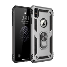 Load image into Gallery viewer, For iPhone XS Max Armor Shockproof TPU + PC Protective Case with 360 Degree Rotation Holder, For iPhone XS Max