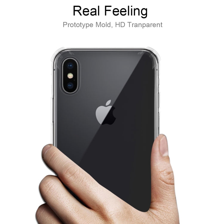For iPhone XS Max 50 PCS Ultrathin Transparent TPU Soft Protective Case