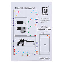Load image into Gallery viewer, JIAFA JF-870 Magnetic Pad Screw Board for iPhone XS Max