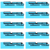 10 Sets Mainboard FPC Connector Sponge Foam Pads for iPhone XS Max