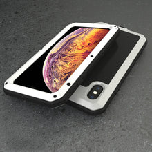 Load image into Gallery viewer, For iPhone XS Max Waterproof Dustproof Shockproof Aluminum Alloy + Tempered Glass + Silicone Case, iPhone XS Max