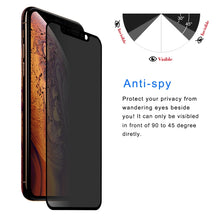 Load image into Gallery viewer, For iPhone XS Max ENKAY Hat-Prince 0.26mm 9H 6D Privacy Anti-glare Full Screen Tempered Glass Film, iPhone XS Max