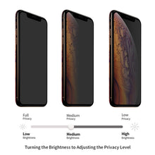 Load image into Gallery viewer, For iPhone XS Max ENKAY Hat-Prince 0.26mm 9H 6D Privacy Anti-glare Full Screen Tempered Glass Film, iPhone XS Max