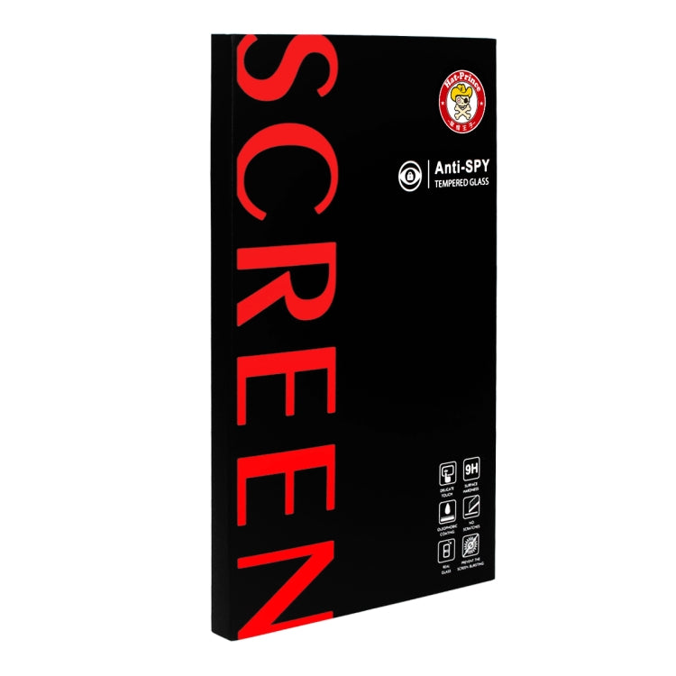 For iPhone XS Max ENKAY Hat-Prince 0.26mm 9H 6D Privacy Anti-glare Full Screen Tempered Glass Film, iPhone XS Max