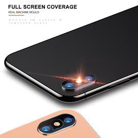 For iPhone XS Max mocolo 0.15mm 9H 2.5D Round Edge Rear Camera Lens Tempered Glass Film