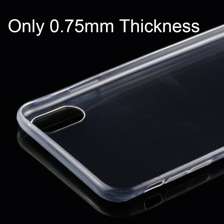 For iPhone XR TPU Ultra-thin Transparent Case