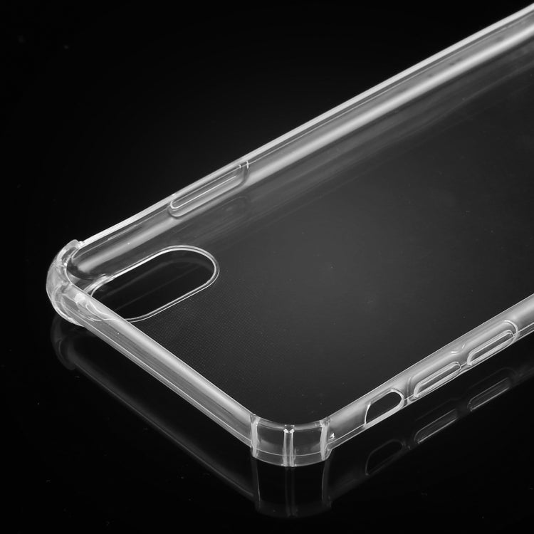 For iPhone XR Ultrathin Transparent TPU Soft Protective Case