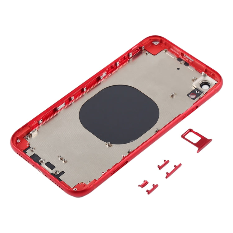 Back Housing Cover with Camera Lens & SIM Card Tray & Side Keys for iPhone XR