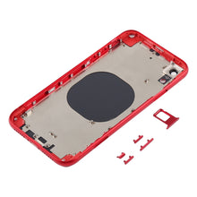Load image into Gallery viewer, Back Housing Cover with Camera Lens &amp; SIM Card Tray &amp; Side Keys for iPhone XR, For iPhone XR (with Side Keys)