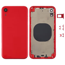 Load image into Gallery viewer, Back Housing Cover with Camera Lens &amp; SIM Card Tray &amp; Side Keys for iPhone XR, For iPhone XR (with Side Keys)