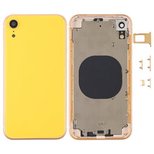 Load image into Gallery viewer, Back Housing Cover with Camera Lens &amp; SIM Card Tray &amp; Side Keys for iPhone XR, For iPhone XR (with Side Keys)