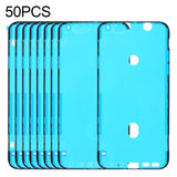 50 PCS LCD Frame Bezel Waterproof Adhesive Stickers for iPhone XR