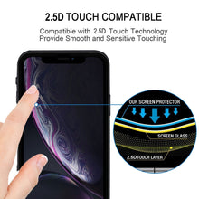 Load image into Gallery viewer, For iPhone 11 / XR 9H 2.5D Ultrathin Silk-screen Carbon Fiber Full Screen Protector Film