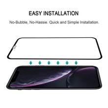 Load image into Gallery viewer, For iPhone 11 / XR 9H 2.5D Ultrathin Silk-screen Carbon Fiber Full Screen Protector Film