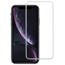 Load image into Gallery viewer, For iPhone 11 / XR 9H 2.5D Ultrathin Silk-screen Carbon Fiber Full Screen Protector Film, For XR