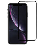 For iPhone 11 / XR Full Glue Silk Print Full Screen Tempered Glass Film