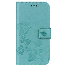 Load image into Gallery viewer, For iPhone XR Rose Embossed Horizontal Flip PU Leather Case,  with Holder &amp; Card Slots &amp; Wallet, For XR