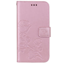Load image into Gallery viewer, For iPhone XR Rose Embossed Horizontal Flip PU Leather Case,  with Holder &amp; Card Slots &amp; Wallet, For XR