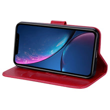 Load image into Gallery viewer, For iPhone XR Rose Embossed Horizontal Flip PU Leather Case,  with Holder &amp; Card Slots &amp; Wallet, For XR