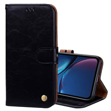 Load image into Gallery viewer, For iPhone XR Business Style Oil Wax Texture Horizontal Flip Leather Case with Holder &amp; Card Slots &amp; Wallet, For iPhone XR