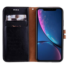 Load image into Gallery viewer, For iPhone XR Business Style Oil Wax Texture Horizontal Flip Leather Case with Holder &amp; Card Slots &amp; Wallet, For iPhone XR