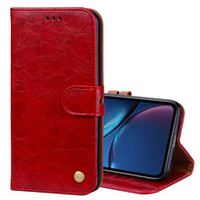 Load image into Gallery viewer, For iPhone XR Business Style Oil Wax Texture Horizontal Flip Leather Case with Holder &amp; Card Slots &amp; Wallet, For iPhone XR