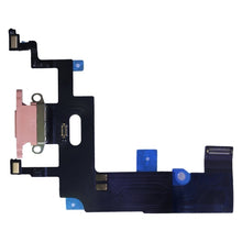 Load image into Gallery viewer, Charging Port Flex Cable for iPhone XR, For iPhone XR, For iPhone XR (Pink), For iPhone XR (Blue), For iPhone XR (Yellow)