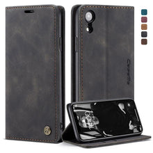 Load image into Gallery viewer, For iPhone XR CaseMe-013 Multifunctional Retro Frosted Horizontal Flip Leather Case with Card Slot &amp; Holder &amp; Wallet