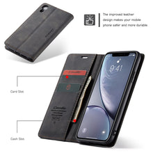 Load image into Gallery viewer, For iPhone XR CaseMe-013 Multifunctional Retro Frosted Horizontal Flip Leather Case with Card Slot &amp; Holder &amp; Wallet, For iPhone XR