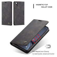 Load image into Gallery viewer, For iPhone XR CaseMe-013 Multifunctional Retro Frosted Horizontal Flip Leather Case with Card Slot &amp; Holder &amp; Wallet, For iPhone XR