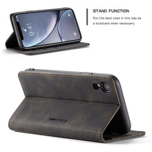 Load image into Gallery viewer, For iPhone XR CaseMe-013 Multifunctional Retro Frosted Horizontal Flip Leather Case with Card Slot &amp; Holder &amp; Wallet, For iPhone XR
