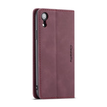 Load image into Gallery viewer, For iPhone XR CaseMe-013 Multifunctional Retro Frosted Horizontal Flip Leather Case with Card Slot &amp; Holder &amp; Wallet