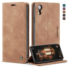 Load image into Gallery viewer, For iPhone XR CaseMe-013 Multifunctional Retro Frosted Horizontal Flip Leather Case with Card Slot &amp; Holder &amp; Wallet
