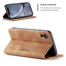 Load image into Gallery viewer, For iPhone XR CaseMe-013 Multifunctional Retro Frosted Horizontal Flip Leather Case with Card Slot &amp; Holder &amp; Wallet, For iPhone XR