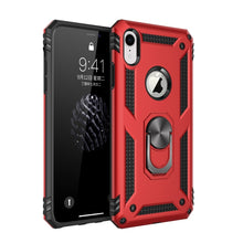 Load image into Gallery viewer, For iPhone XR Sergeant Armor Shockproof TPU + PC Protective Case with 360 Degree Rotation Holder