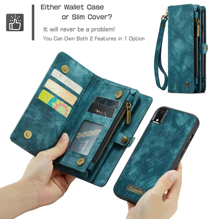 For iPhone XR CaseMe Detachable Multifunctional Horizontal Flip Leather Case with Card Slot & Holder & Zipper Wallet & Photo Frame, For iPhone XR, For iPhone  XR