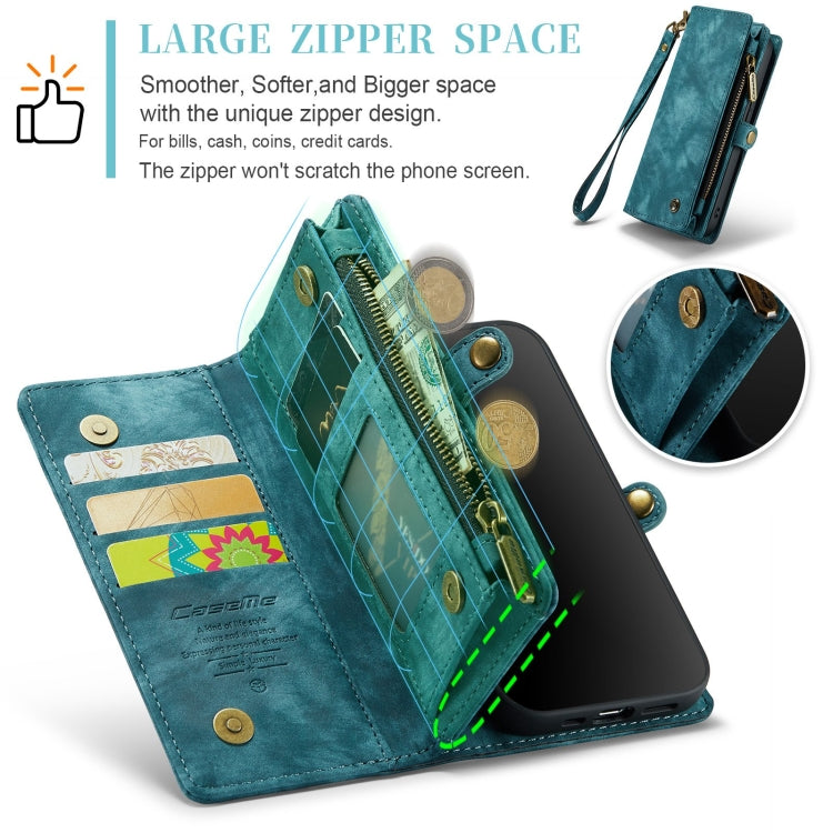 For iPhone XR CaseMe Detachable Multifunctional Horizontal Flip Leather Case with Card Slot & Holder & Zipper Wallet & Photo Frame, For iPhone XR, For iPhone  XR