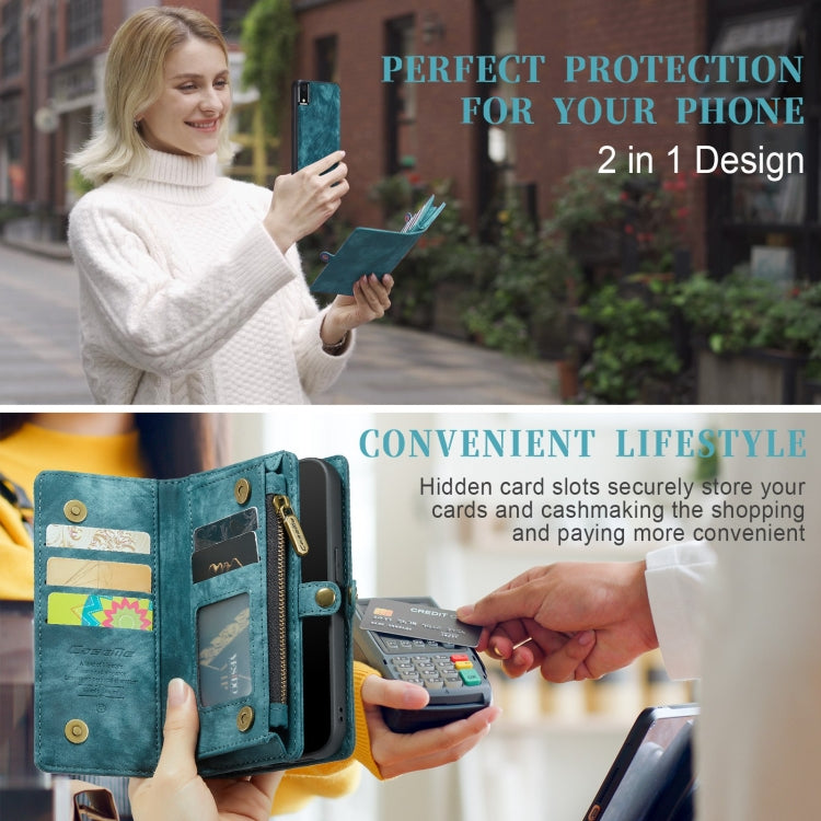 For iPhone XR CaseMe Detachable Multifunctional Horizontal Flip Leather Case with Card Slot & Holder & Zipper Wallet & Photo Frame, For iPhone XR, For iPhone  XR