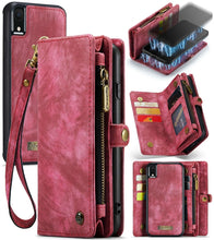 Load image into Gallery viewer, For iPhone XR CaseMe Detachable Multifunctional Horizontal Flip Leather Case with Card Slot &amp; Holder &amp; Zipper Wallet &amp; Photo Frame, For iPhone XR, For iPhone  XR
