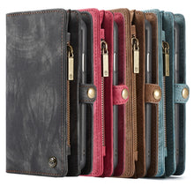 Load image into Gallery viewer, For iPhone XR CaseMe Detachable Multifunctional Horizontal Flip Leather Case with Card Slot &amp; Holder &amp; Zipper Wallet &amp; Photo Frame, For iPhone XR, For iPhone  XR