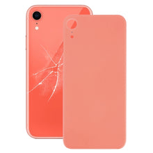 Load image into Gallery viewer, Easy Replacement Big Camera Hole Glass Back Battery Cover with Adhesive for iPhone XR