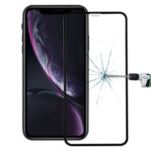 Load image into Gallery viewer, For iPhone 11 / XR Carbon Fiber Soft Edges Tempered Glass Film, For iPhone XR