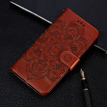 Load image into Gallery viewer, For iPhone XR Mandala Embossing Pattern Horizontal Flip Leather Case with Holder &amp; Card Slots &amp; Wallet &amp; Photo Frame, iPhone XR