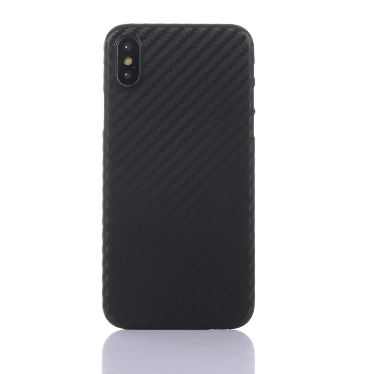 For iPhone XR Carbon Fiber Ultrathin PP Protective Case