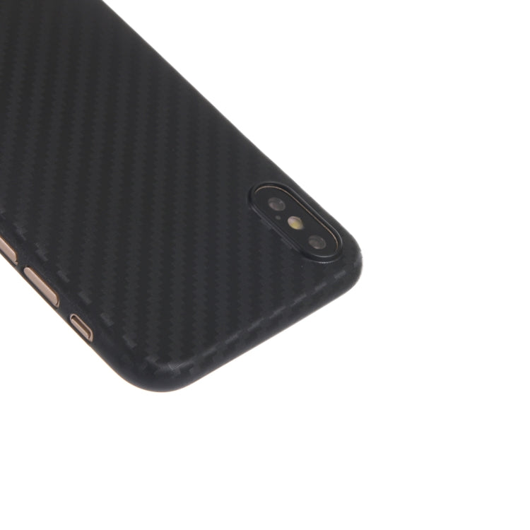 For iPhone XR Carbon Fiber Ultrathin PP Protective Case
