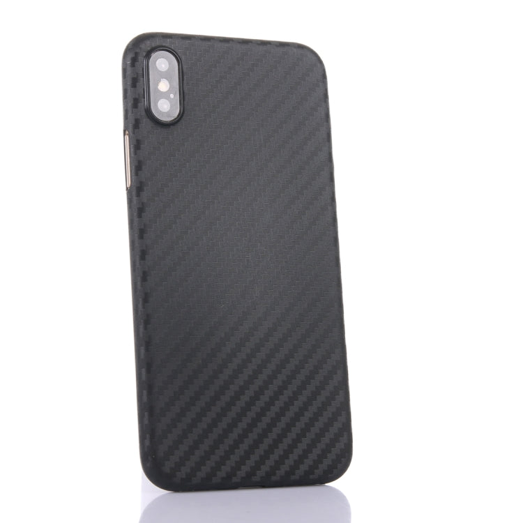 For iPhone XR Carbon Fiber Ultrathin PP Protective Case