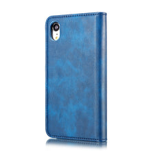 Load image into Gallery viewer, For iPhone XR DG.MING Crazy Horse Texture Flip Detachable Magnetic Leather Case with Holder &amp; Card Slots &amp; Wallet, For iPhone XR, iPhone XR