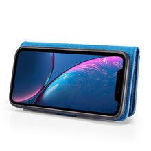 Load image into Gallery viewer, For iPhone XR DG.MING Crazy Horse Texture Flip Detachable Magnetic Leather Case with Holder &amp; Card Slots &amp; Wallet, For iPhone XR, iPhone XR