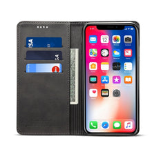 Load image into Gallery viewer, For iPhone XR Suteni Calf Texture Horizontal Flip Leather Case with Holder &amp; Card Slots &amp; Wallet, iPhone XR