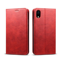 Load image into Gallery viewer, For iPhone XR Suteni Calf Texture Horizontal Flip Leather Case with Holder &amp; Card Slots &amp; Wallet, iPhone XR